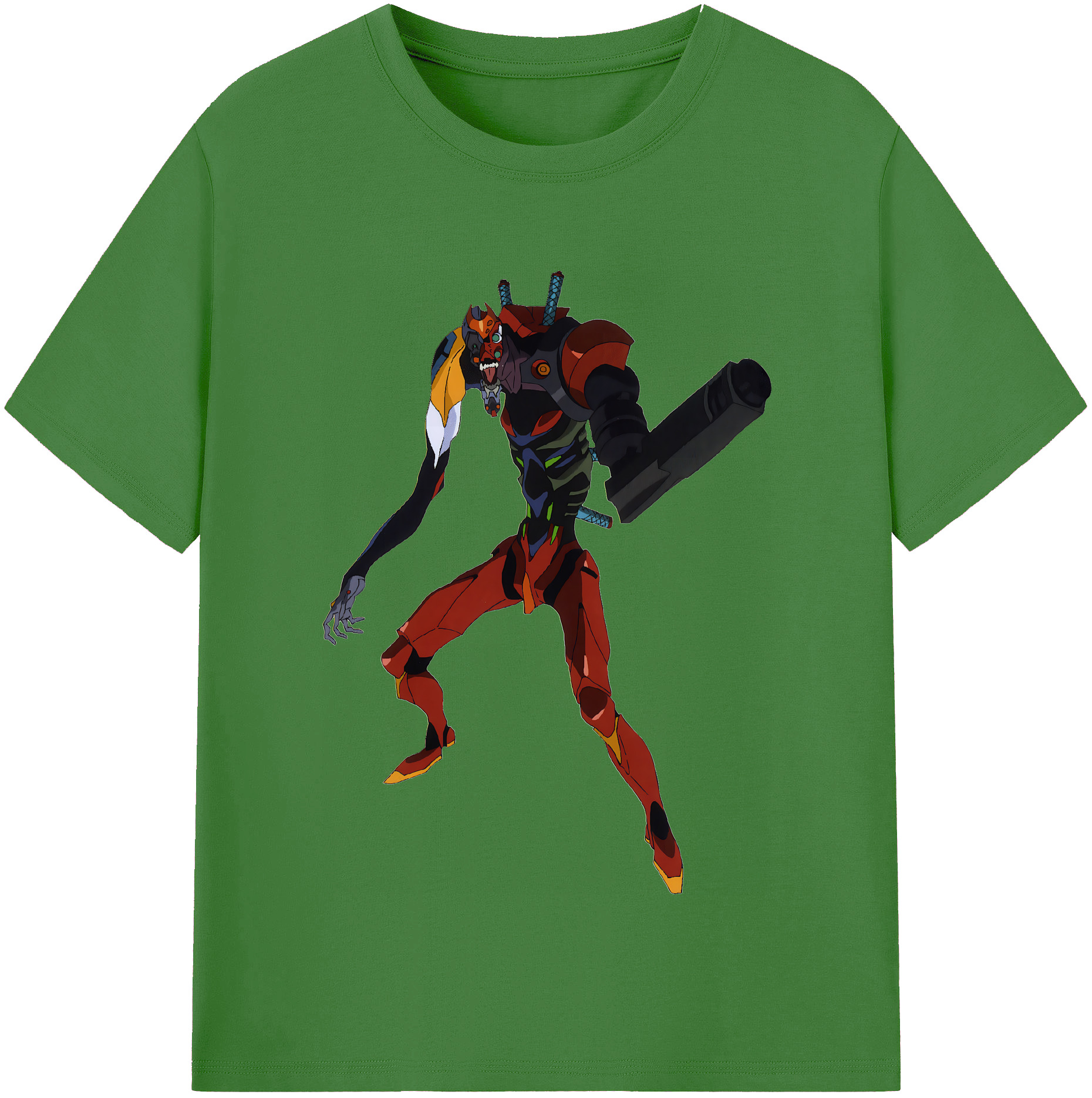（画像用） EVA 新世紀エヴァンゲリオン レディースカジュアルプリントTシャツ（綿100％）